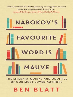 cover image of Nabokov's Favourite Word Is Mauve